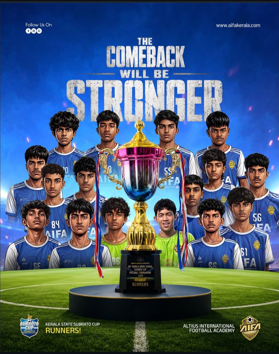 KERALA STATE SUBROTHO CUP  RUNNERS